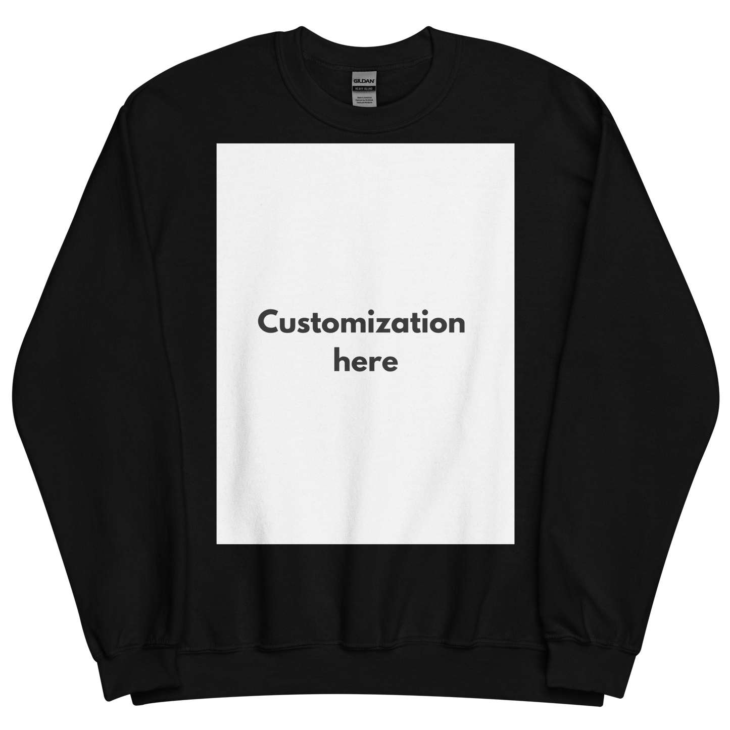 Customizable Unisex Crew Neck Sweatshirt (Printed)