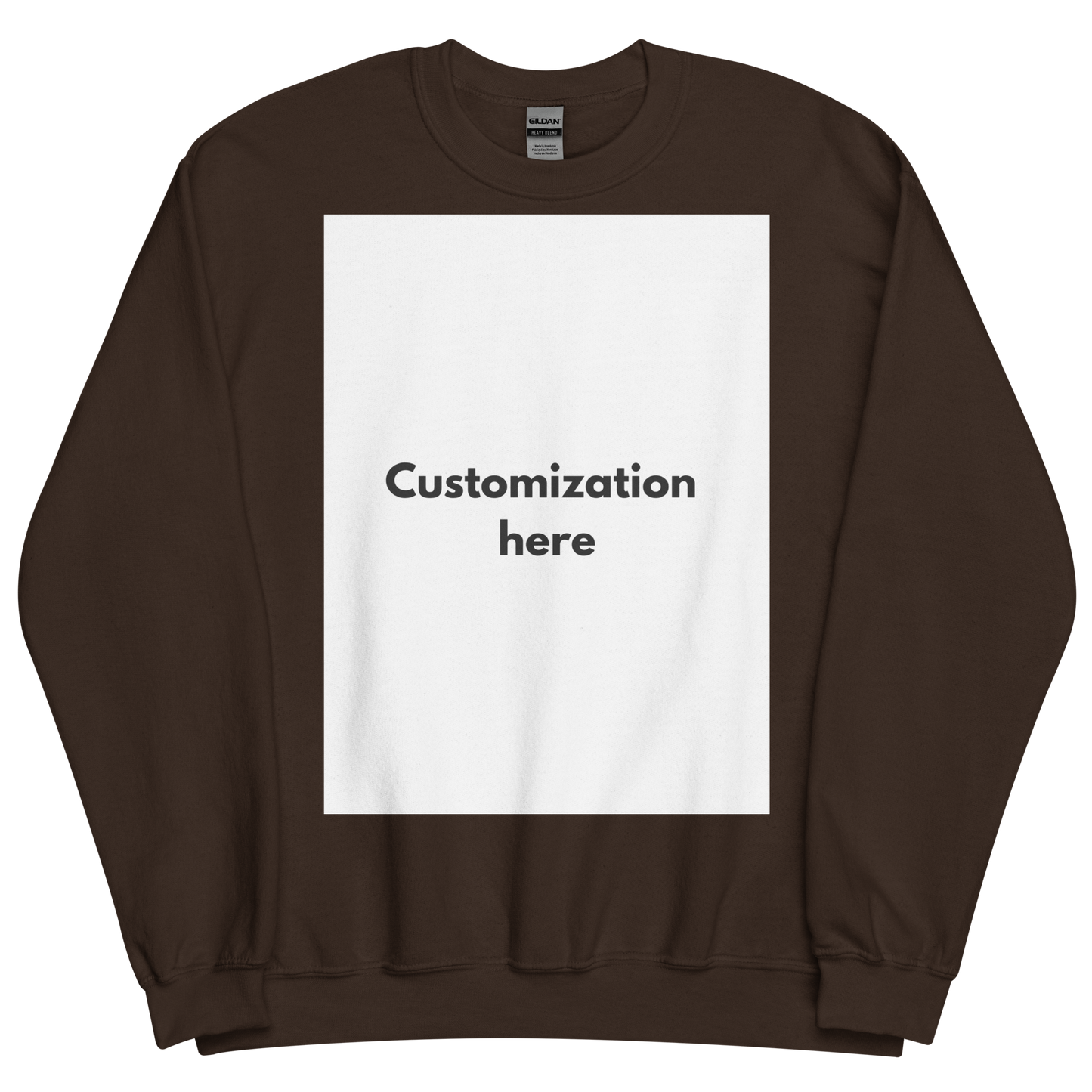 Customizable Unisex Crew Neck Sweatshirt (Printed)