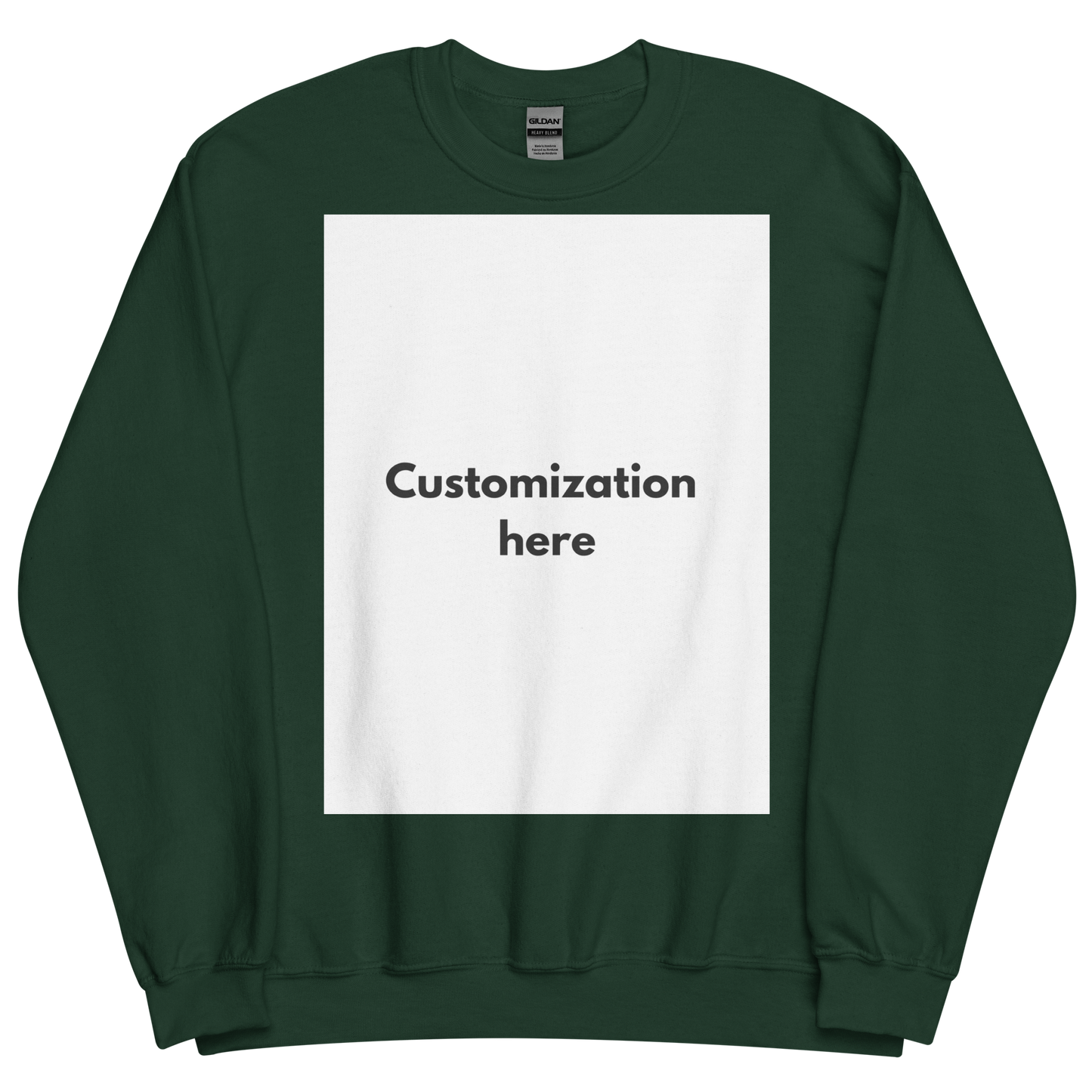 Customizable Unisex Crew Neck Sweatshirt (Printed)