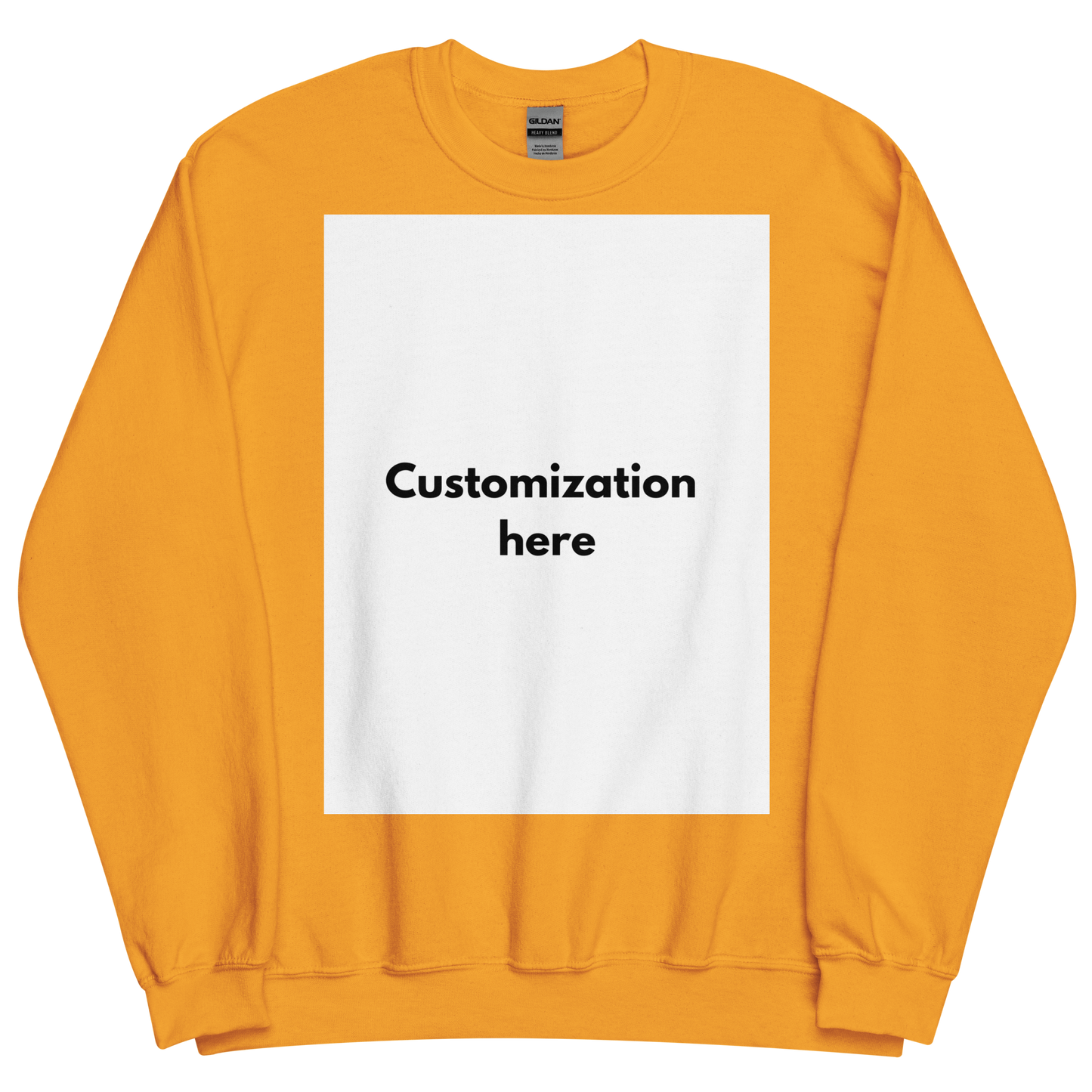 Customizable Unisex Crew Neck Sweatshirt (Printed)