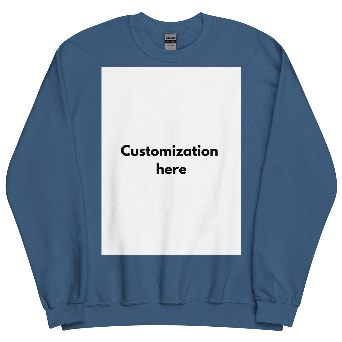 Customizable Unisex Crew Neck Sweatshirt (Printed)