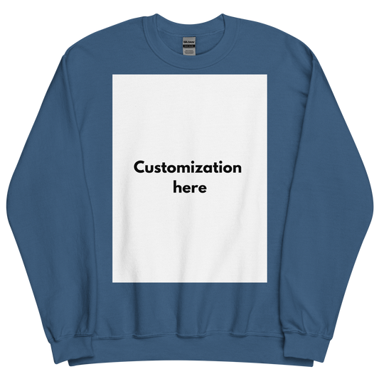 Customizable Unisex Crew Neck Sweatshirt (Printed)