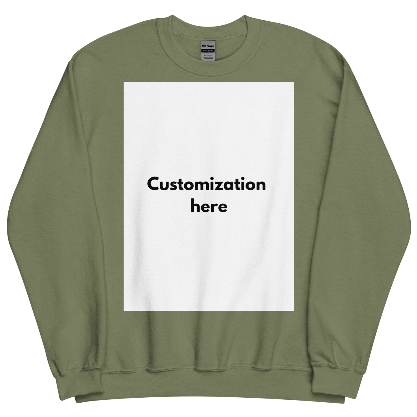 Customizable Unisex Crew Neck Sweatshirt (Printed)