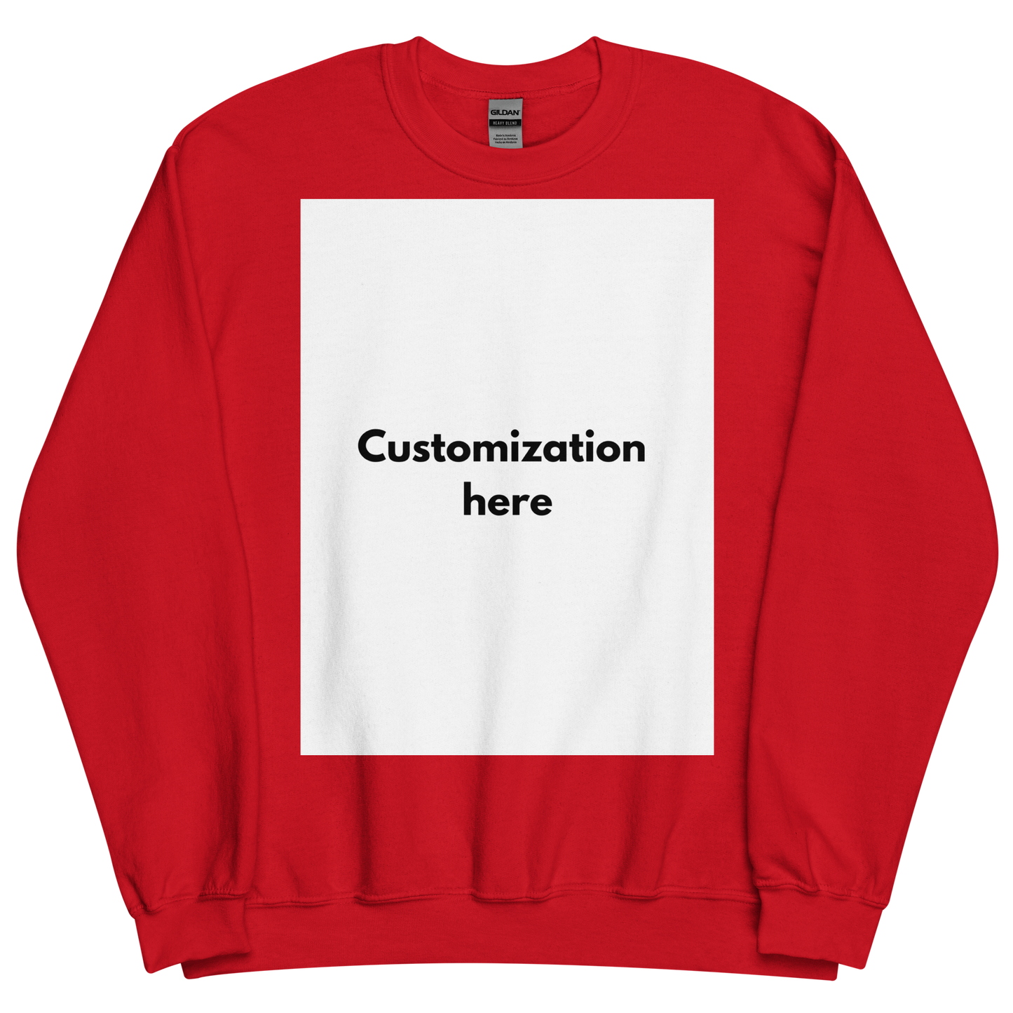 Customizable Unisex Crew Neck Sweatshirt (Printed)