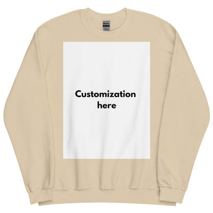 Customizable Unisex Crew Neck Sweatshirt (Printed)