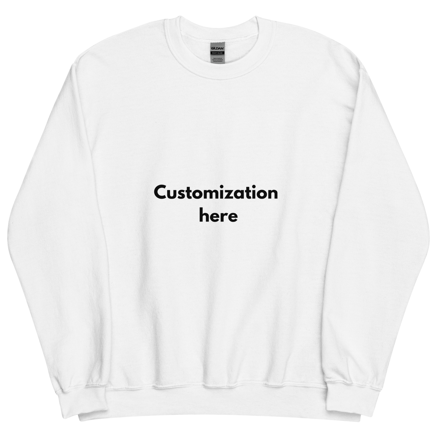 Customizable Unisex Crew Neck Sweatshirt (Printed)